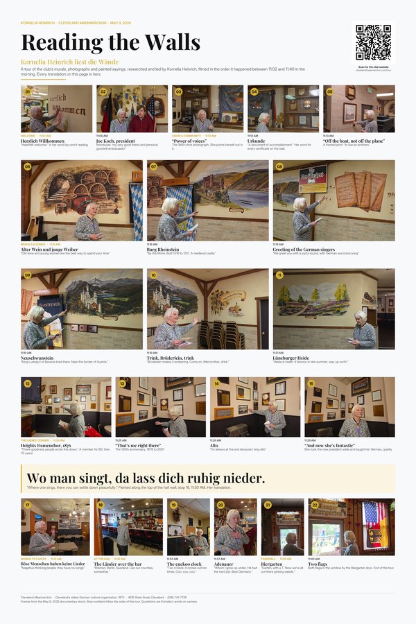 Reading the Walls, the mural tour poster